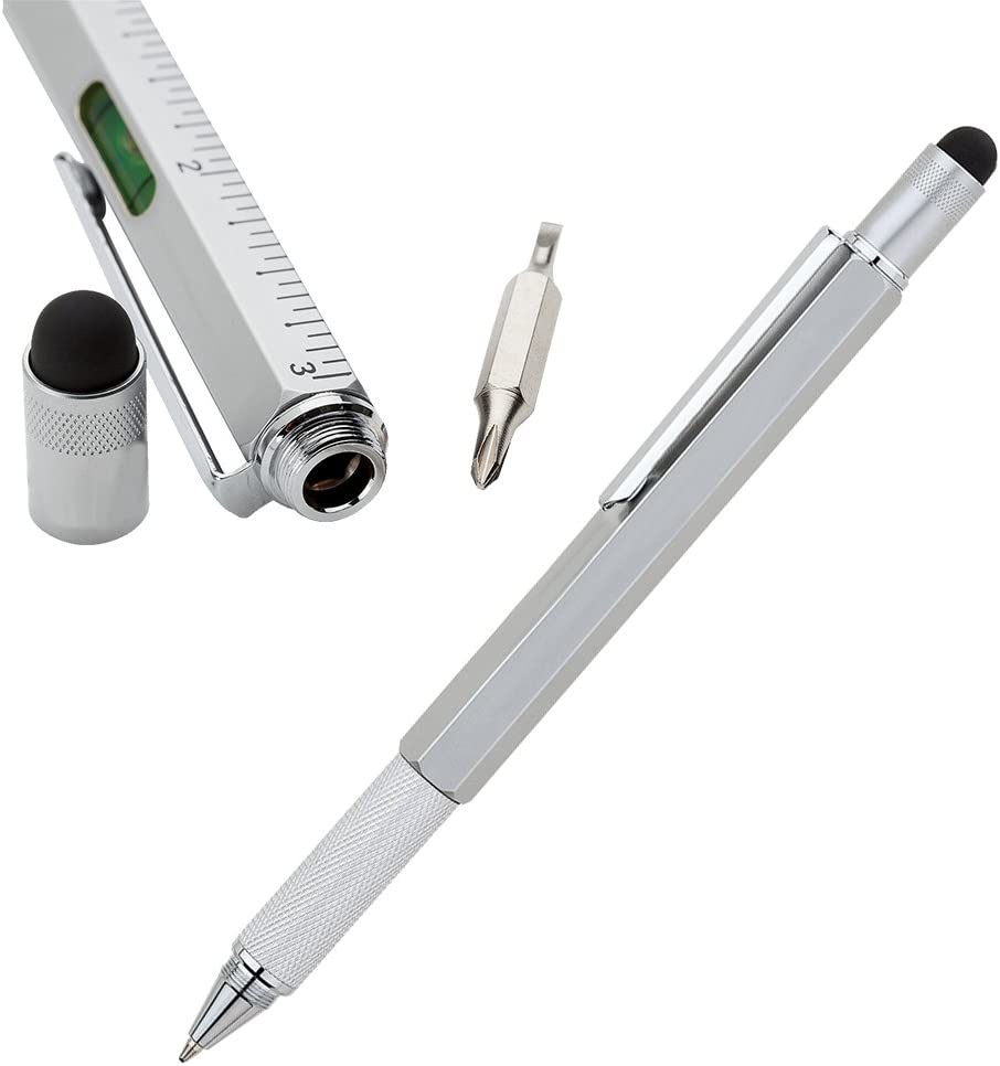 Multifunctional six-in-one ballpoint pen, stylus, fashion