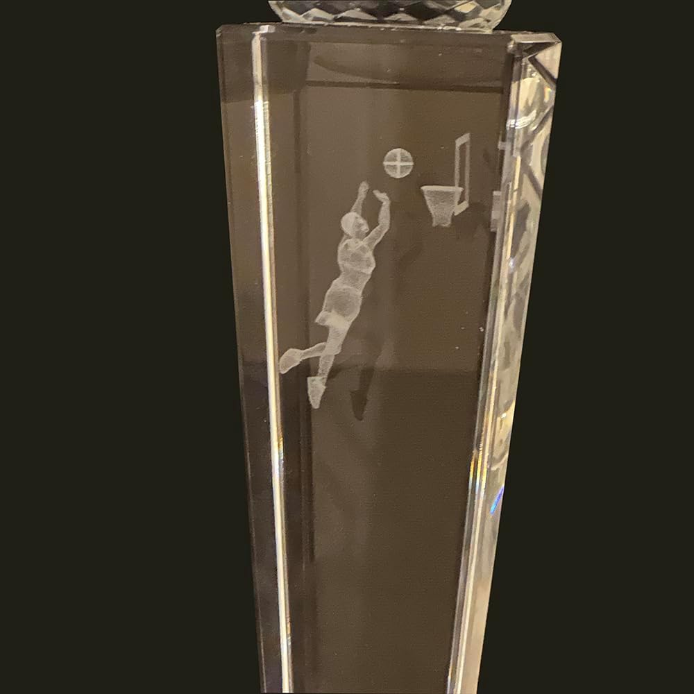 3D Female Basketball Trophy