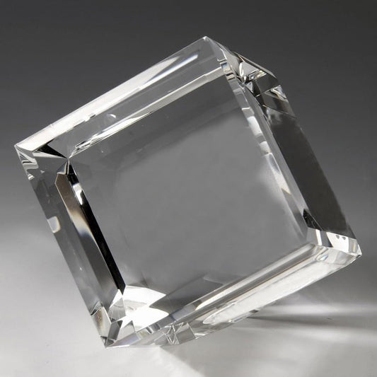Optical Crystal Cube and Paperweight