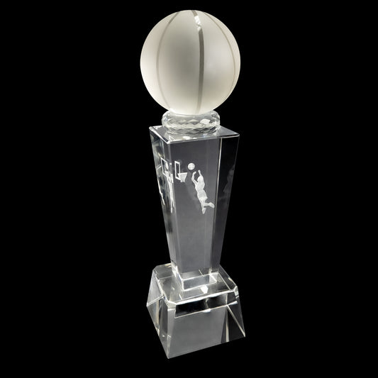 3D Female Basketball Trophy