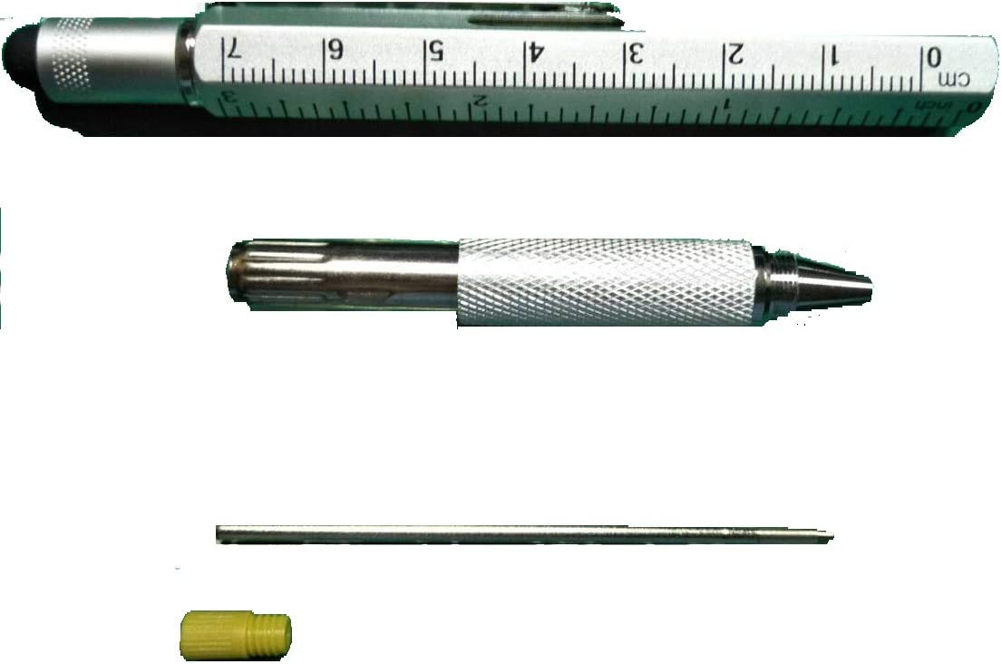 5 in 1 Engineer Ballpoint with Stylus in Tin Box